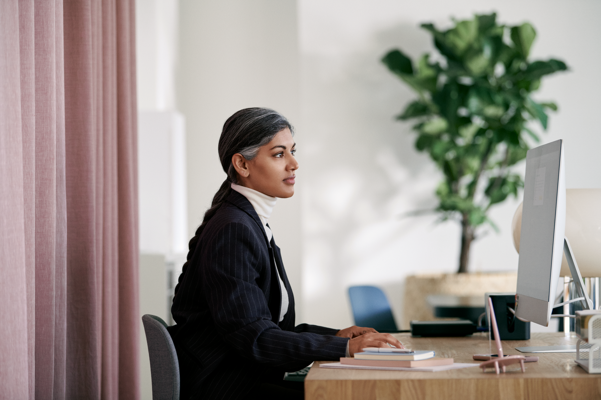 Woman working in office